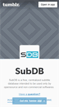 Mobile Screenshot of blog.thesubdb.com
