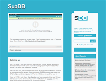 Tablet Screenshot of blog.thesubdb.com